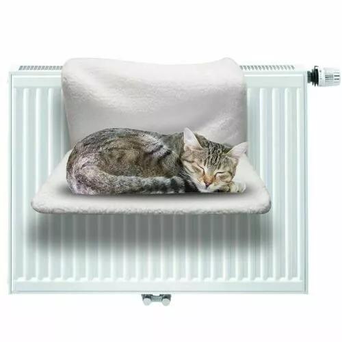 48cm Cat Radiator Bed - Faux Fur Kitten Dog Hammock Puppy Pet Window Cat Bed Dog Bed Sofa Grey Pet Beds Sofas & Mats Dog Bed 3