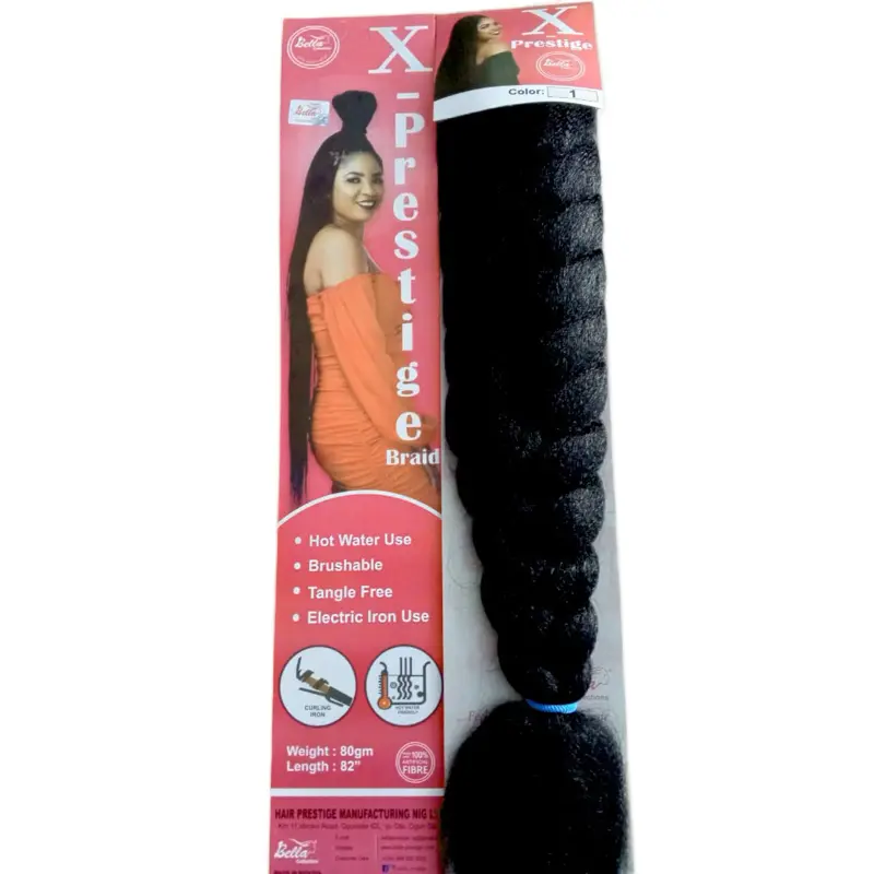 X Prestige Braiding Extension Synthetic Hair Weaving Attachment Type
