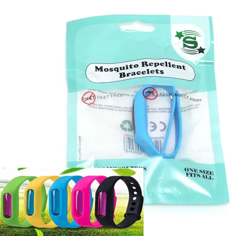 48 Pcs Mosquito Repellent Band Natural Insect Bracelet Non Toxic Deet-Free Soft Rubber Material 4