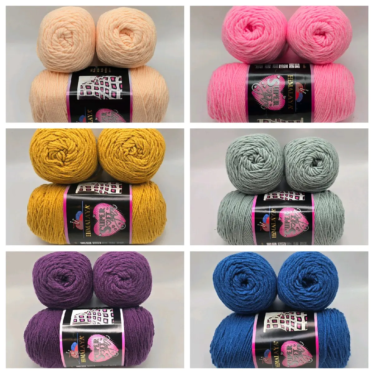 Beautiful ultra soft Himalaya super yarn  Aran. 200g 328m