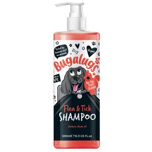 Bugalugs Flea & Tick Dog Shampoo for Deep Cleansing & Pest Control