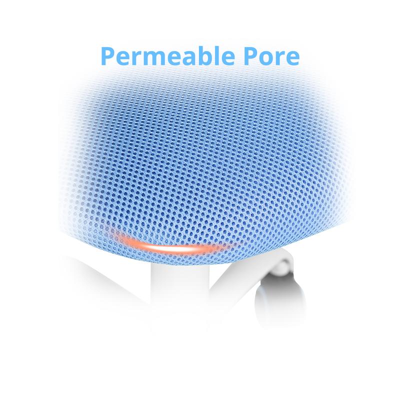 FurnitureR Colorful Desk Chair Fabric Seat Ergonomic Swivel Office Chair without Armrest Adjustable Height Task Chair Home Office for Kids Teens ergonomic chair new  chair ergonomic  chair 5