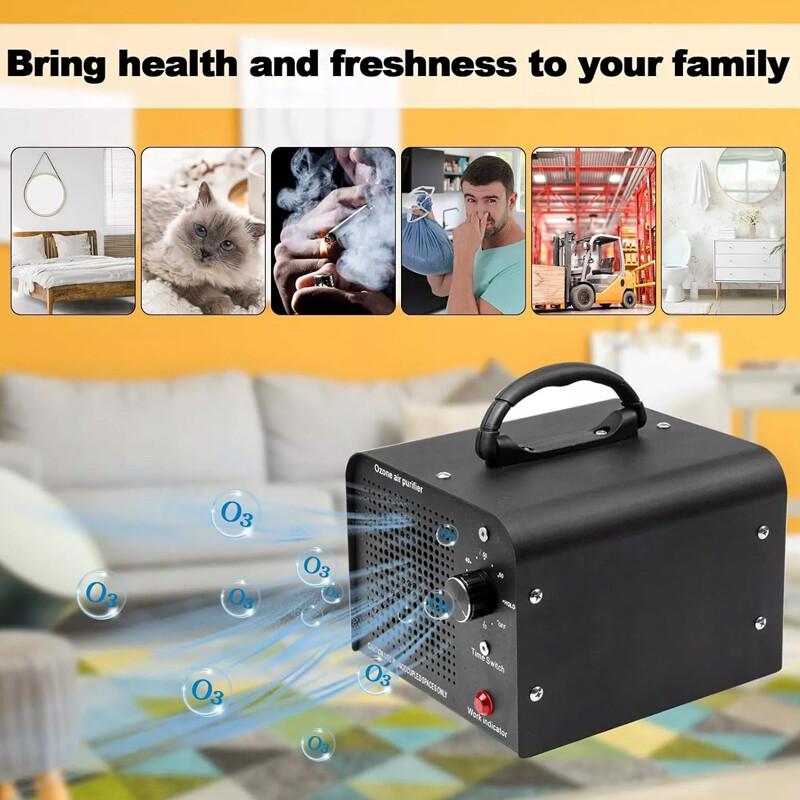 Commercial Ozone Generator Ozonizer Air Purifier Deodorizer Sterilizer Timer Car 4