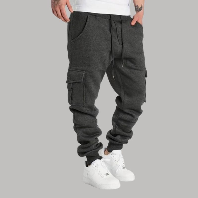 3 Pieces - Six Pockets Cargo Sweatpants Casual Cotton 3