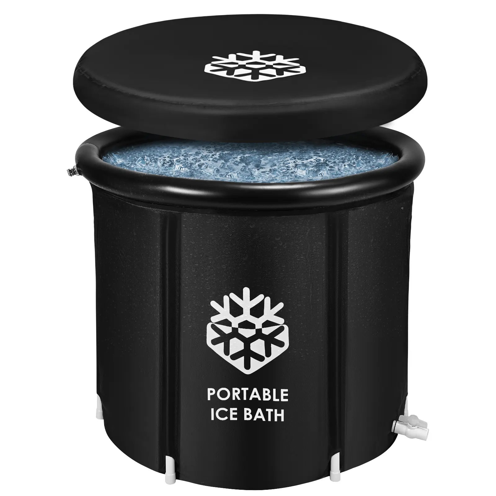 Ice Bath Tub 376L Ice Bath Outdoor | High Capacity Cold Water Therapy Tub for Athletes | Durable Cold Plunge Pool | Portable and Insulated Cold Plunge Tub