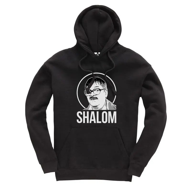 Shalom hoodie hood hoods pullover sweat comfy Friday night dinner tv show series meme viral trending 3