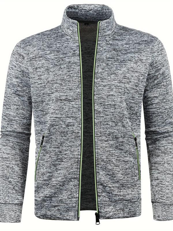Men's Mid-Stretch Full-Zip Cardigan Sweater Coat – Soft, Breathable, and Warm – Perfect for Fall & Winter Casual Wear – Stylish Menswear Jacket for Everyday Comfort 2