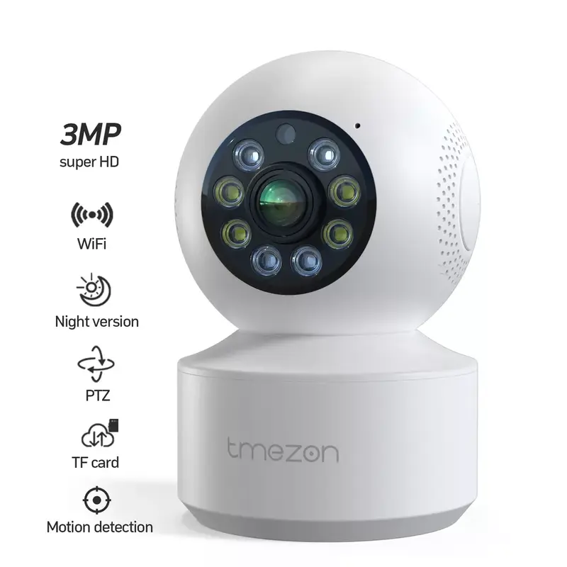 Baby Monitor PTZ WiFi Camera Indoor CCTV Camera 2MP 2Way Talk Auto Tracking 1