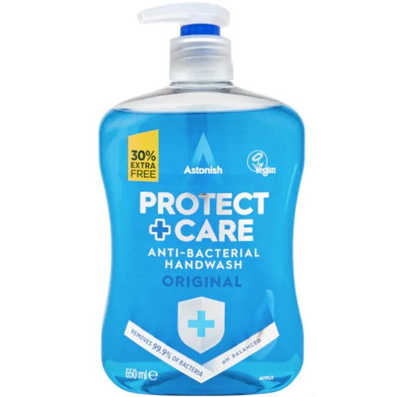 Astonish Protect + Care Anti-Bacterial Handwash Original 600ml 1