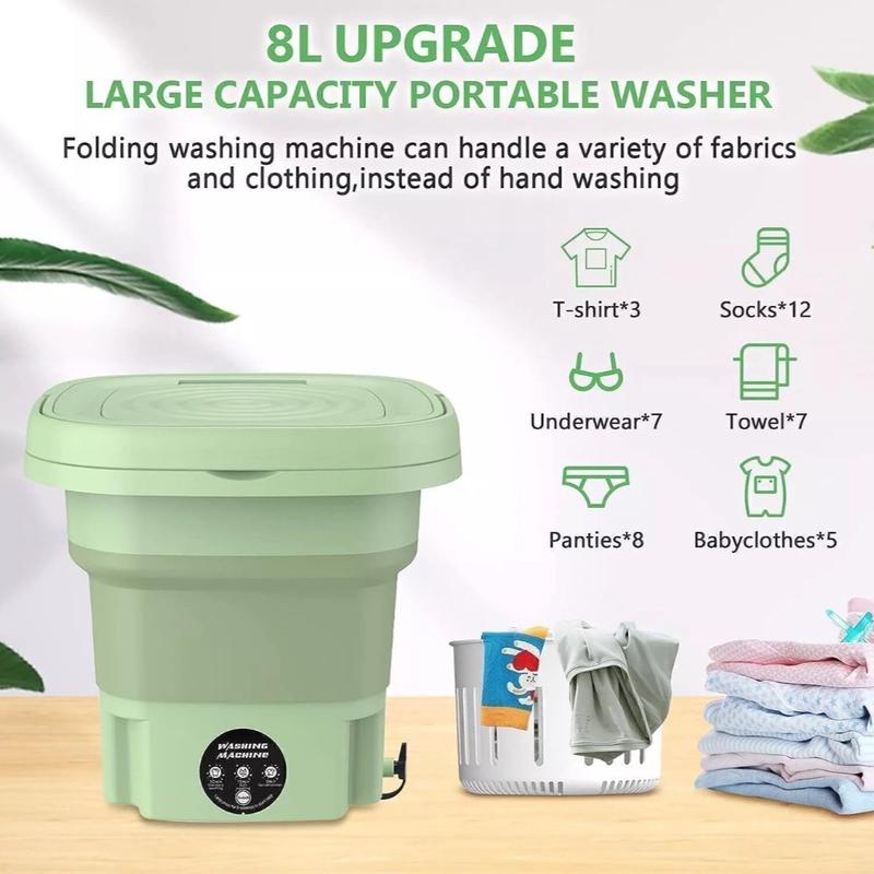 Folding Washing Machine Bucket for Home and Travel 5