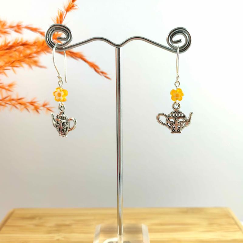 Teapot Charm Earrings 3