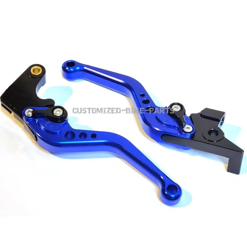 Short Blue Clutch & Brake Levers For Lexmoto LXR 125 Euro 5 SY125-10-E5 2