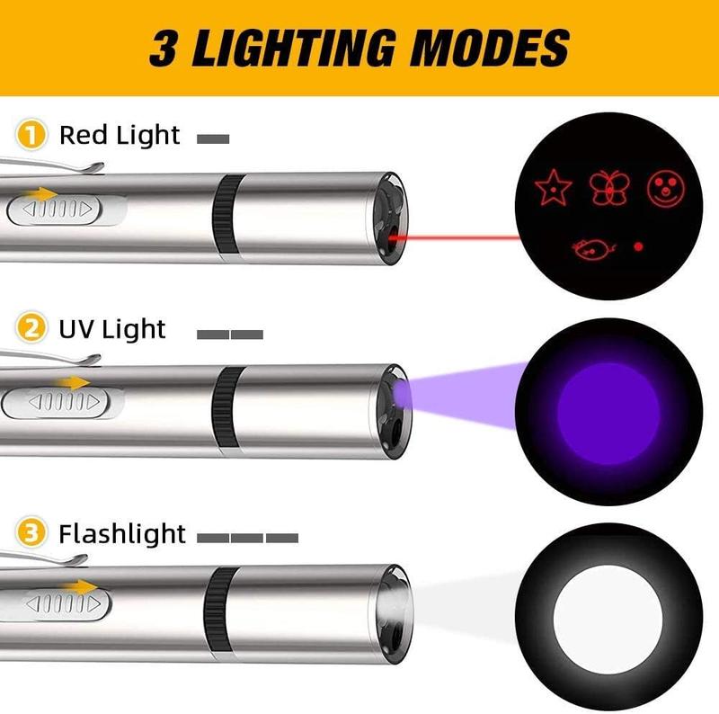 LED Light Pointer Cat Toys - Interactive Chase Cat Dog Toys for Indoor and Outdoor Playing 4