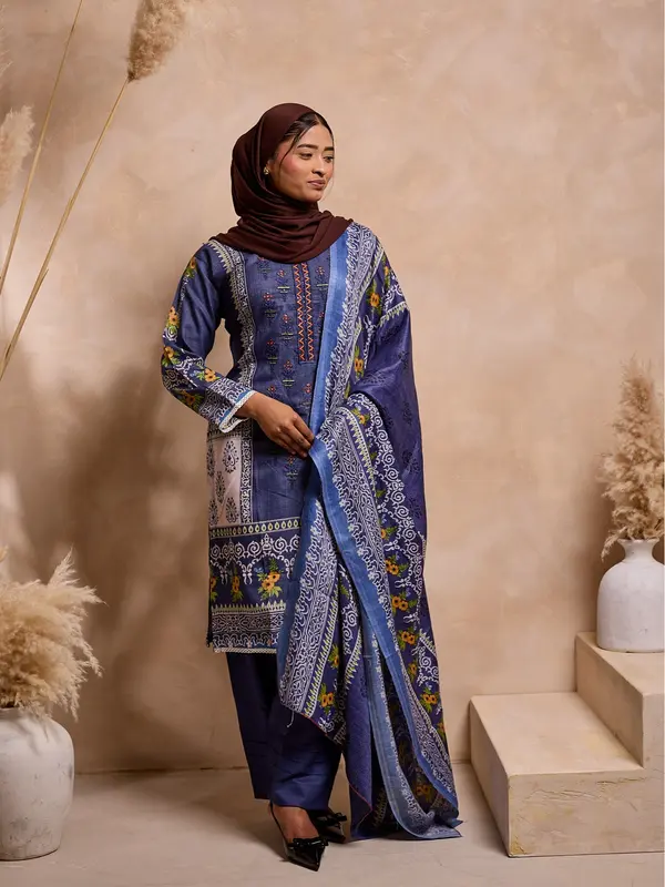 LS-2595 Readymade Pakistani Designer Dhanak Suit 3