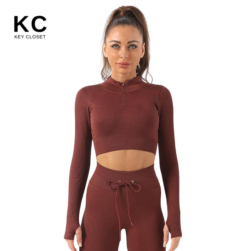 Key Closet Ribbed Gym/Yoga/Stay-at-home full set, 7 colours 1