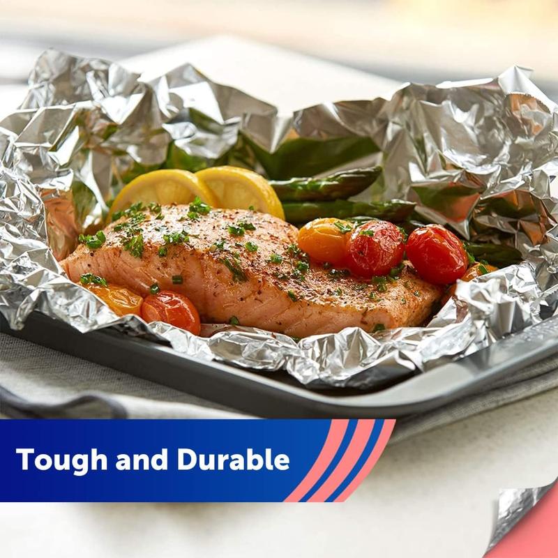 Classic Kitchen Foil | Aluminium Foil | Tin Foil for Cooking, BBQ, Roasting | Pack of 1 Roll, 304mm x 9.14m | Packaging May Vary Cookware Disposable 1