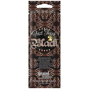 Devoted Creations Fast Track 2 Black Bronzer Free Quadruple Dark Tan Maximizer sachet