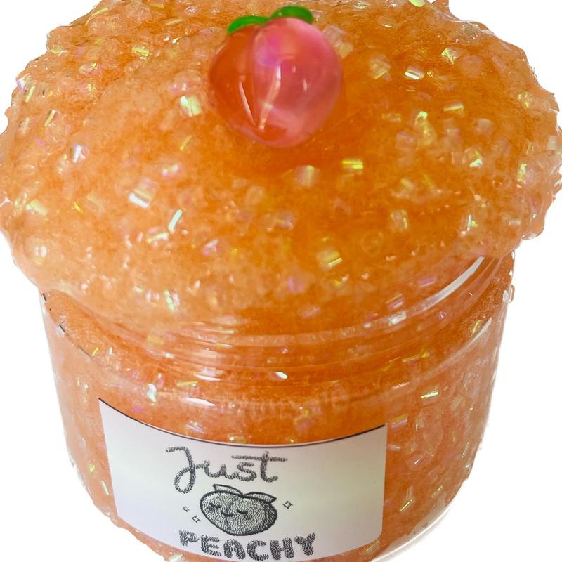 Just Peachy Bingsu Bead Slime Birthday Gift Present sensory toy Stress Relief Crunchy stressrelief toys 4
