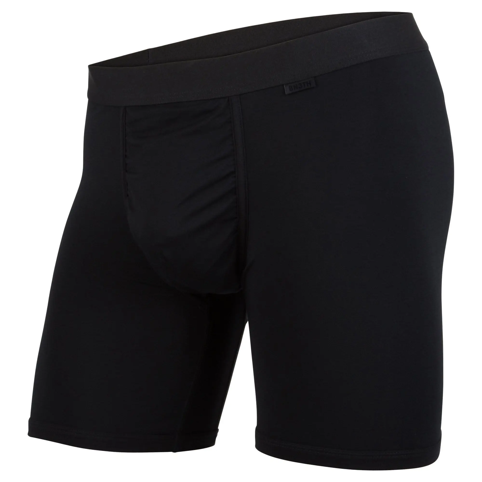 MENS CLASSIC BOXER BRIEFS: BLACK/BLACK