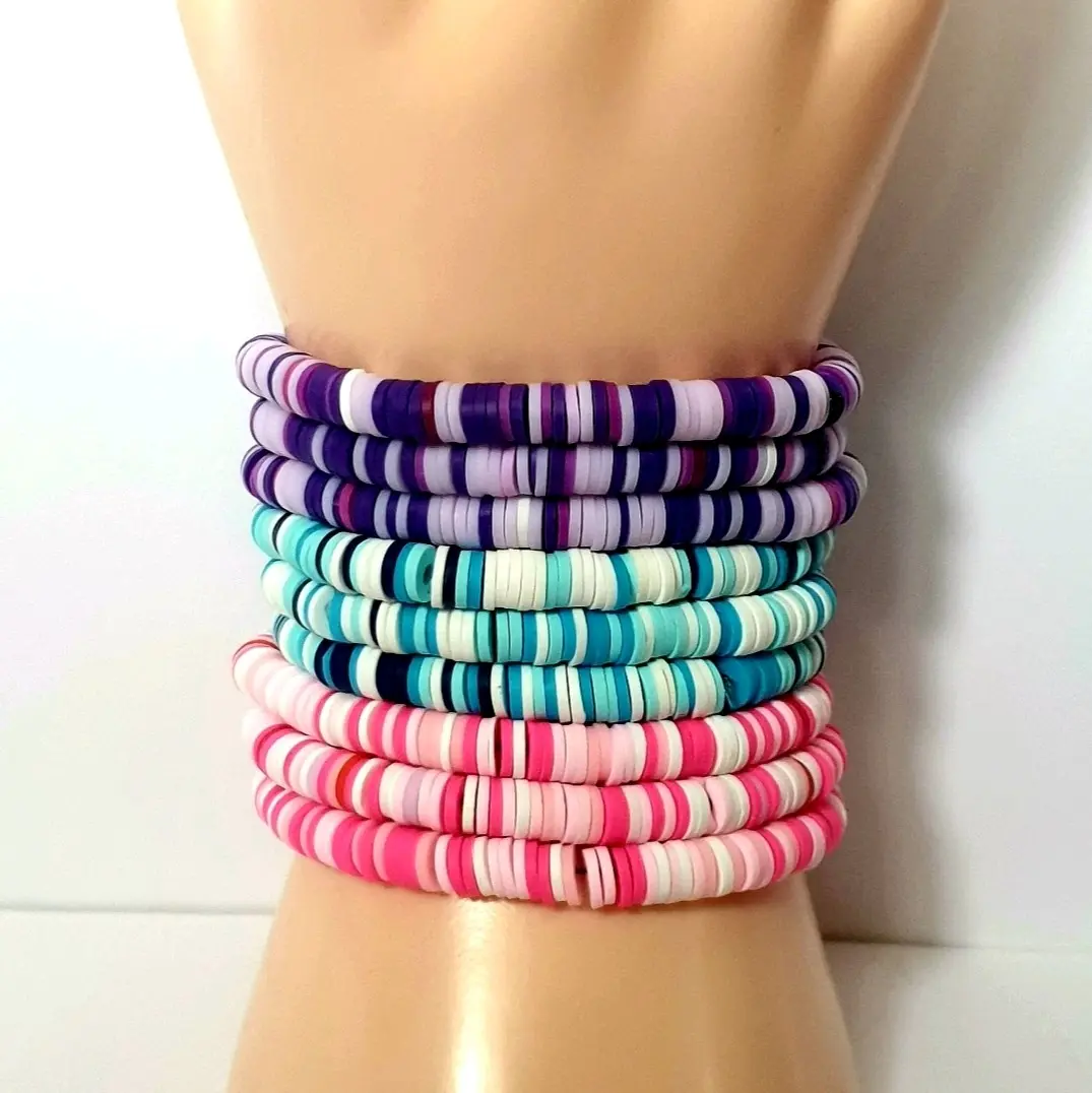 Rainbow Multi Coloured Bracelets for Kids, Adults and Teens