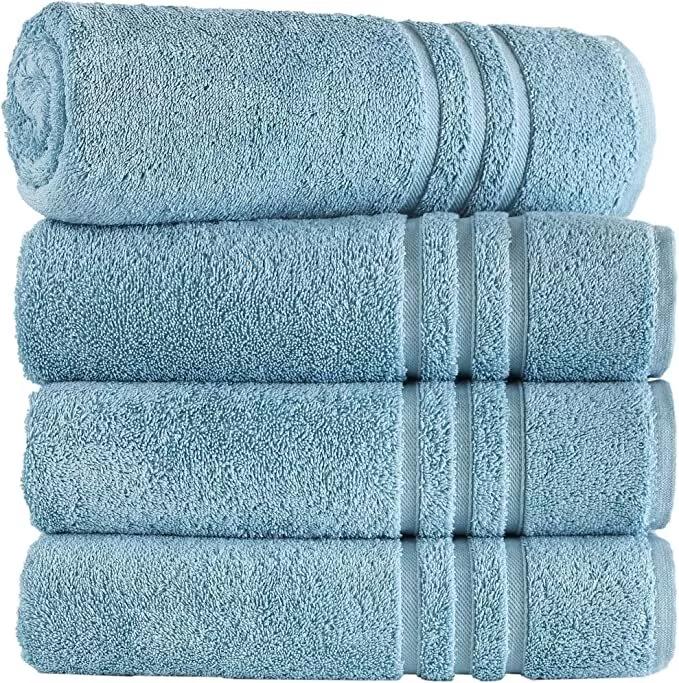 4X Extra Large Bath Sheets 100% Premium Egyptian Cotton Soft  500 GSM For unisex    hair towels 5