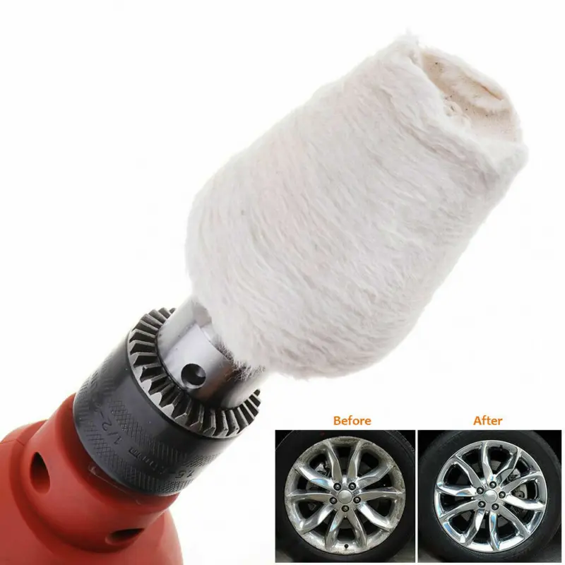 Polishing Buffing Pads Mop Wheel Buffer Pad Drill Kit for Car Polisher 7Pcs Set 4