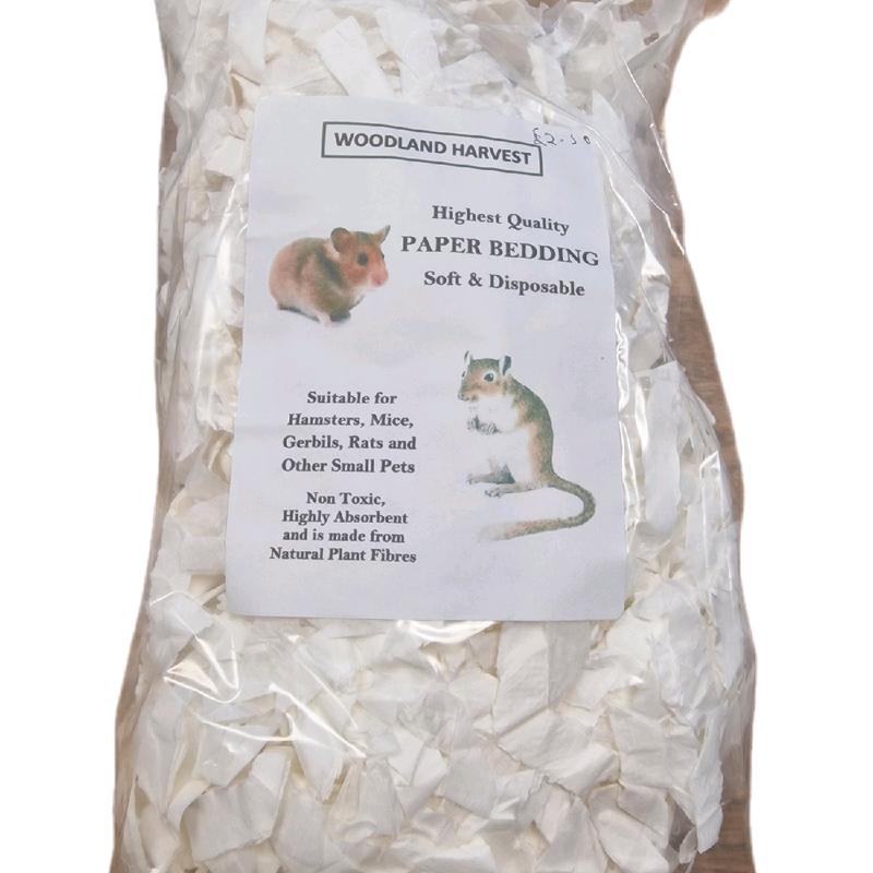 Woodland Harvest Paper Pet Bedding - Soft and Absorbent 1