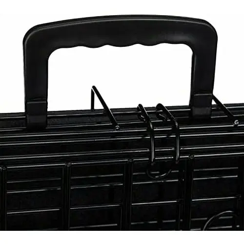 Dog Crate XXL Dog Cage Pet Cages with 2 Doors Easy Clean Removable Plastic Tray Folding Metal Training Crate Extra Large Dog Crate 48 inch (XXL 48") 5