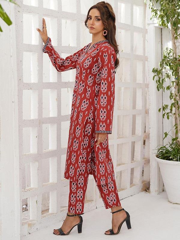 Waniya POPPY Stitched 2 piece Lawn Ladies suit 1