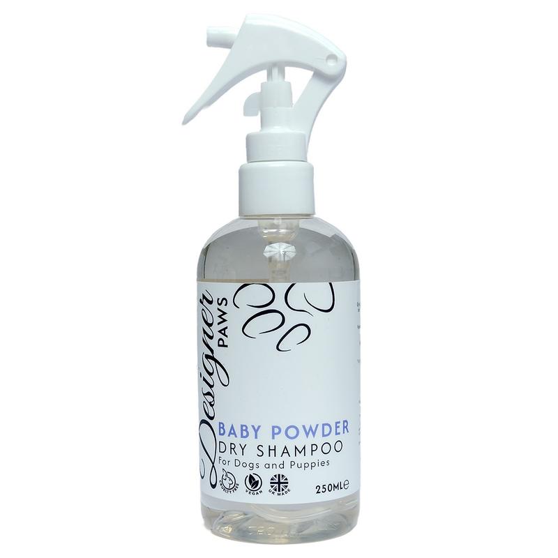 Bathless Cleaning Bundle For Dogs | Dry Shampoo & Mitt | Removes Dirt, Pollen & Dust without using water | Plant Based | Made in England | 1