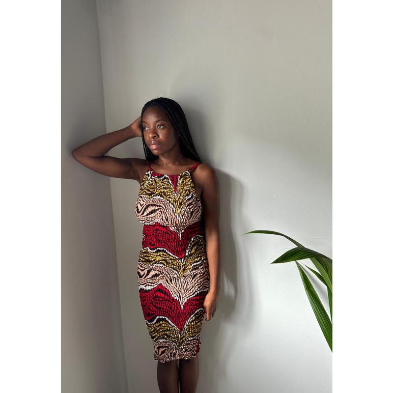 TIGER STRIKES Smock Bodycon Dress 2