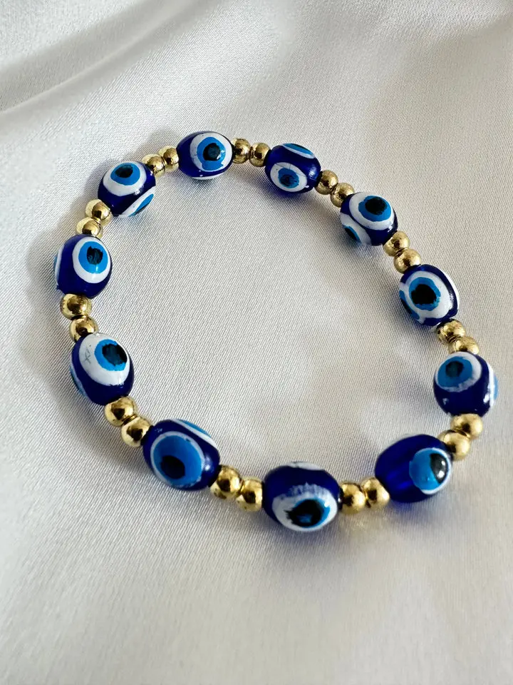 BEAD EVIL EYE BRACELET