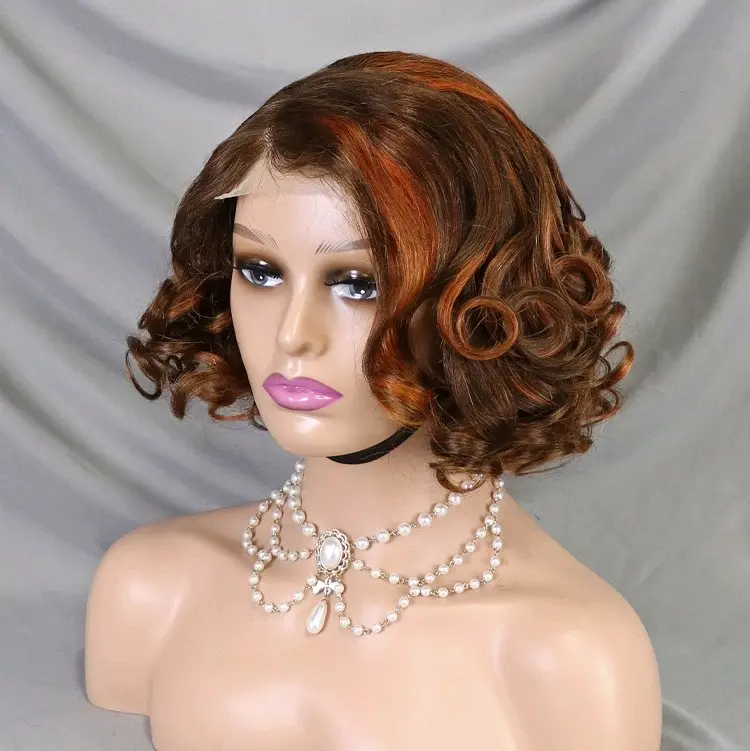 Olivia 13x4 Frontal Human Hair Wig - Natural-Looking Hairline and Versatile Styling Options 8