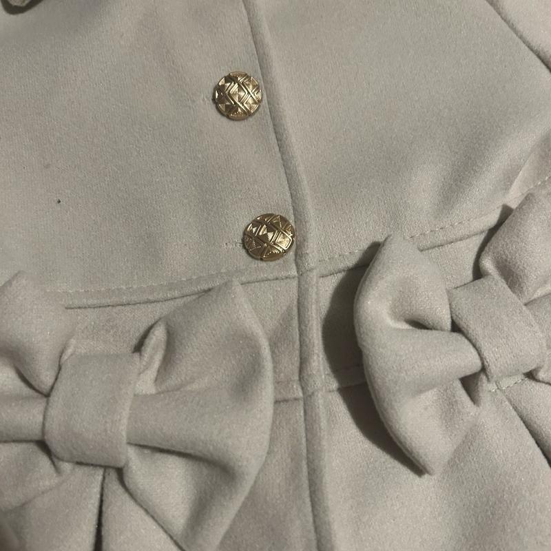 STYLUXEYOUNGER - DEMI - KIDS DRESS BOW COAT 3