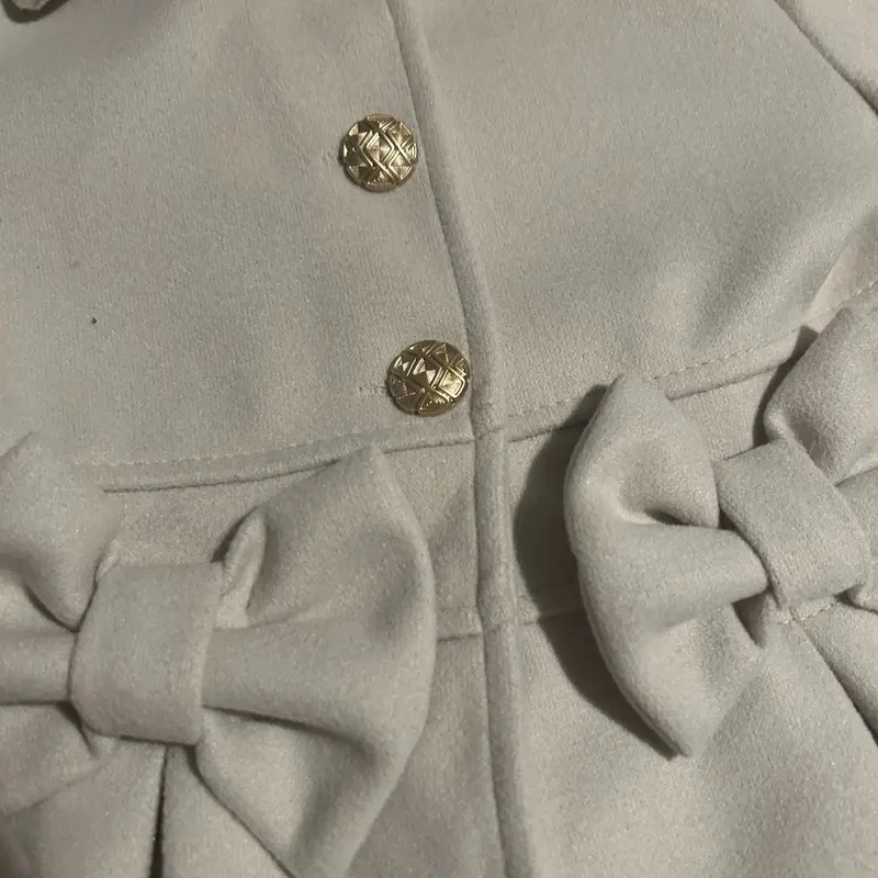 STYLUXEYOUNGER - DEMI - KIDS DRESS BOW COAT 3