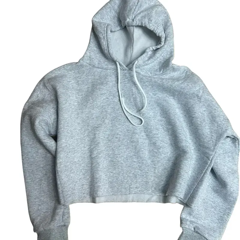 Womens Hooded crop top