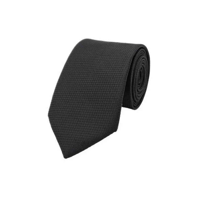 Black-toned houndstooth patterned tie