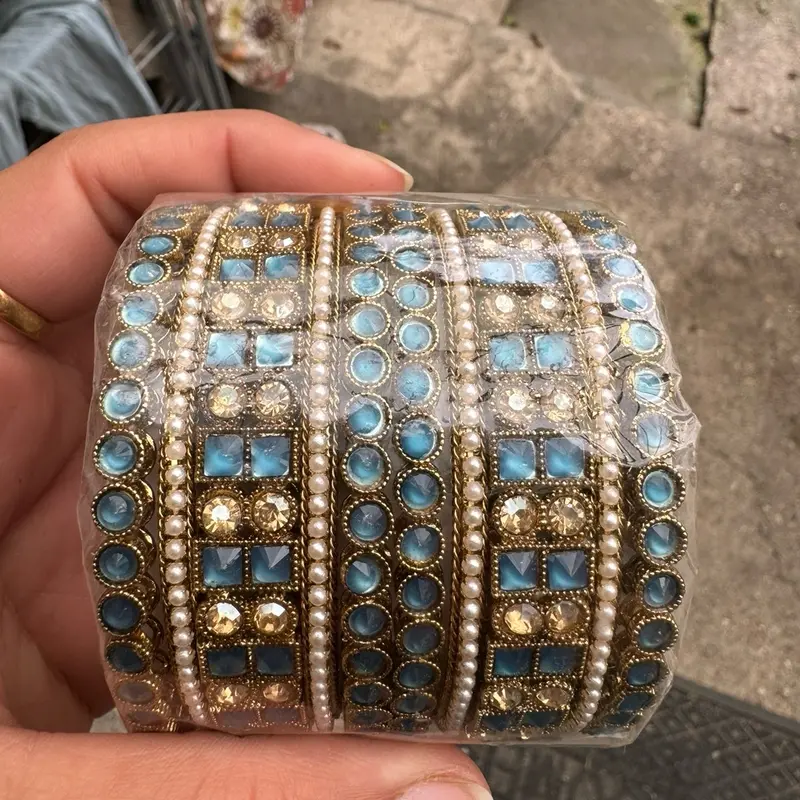 Beautiful coloured bangels set 8