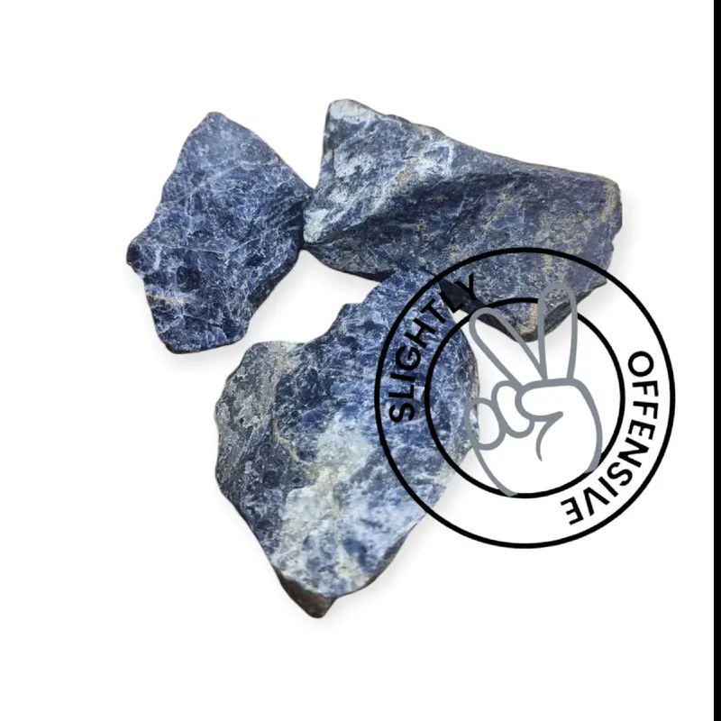 RAW SODALITE Chunks LARGE natural crystal chunk raw unpolished gem stone crystal quartz manifest positivity wiccan spell warlock spiritual church third eye chakra 0