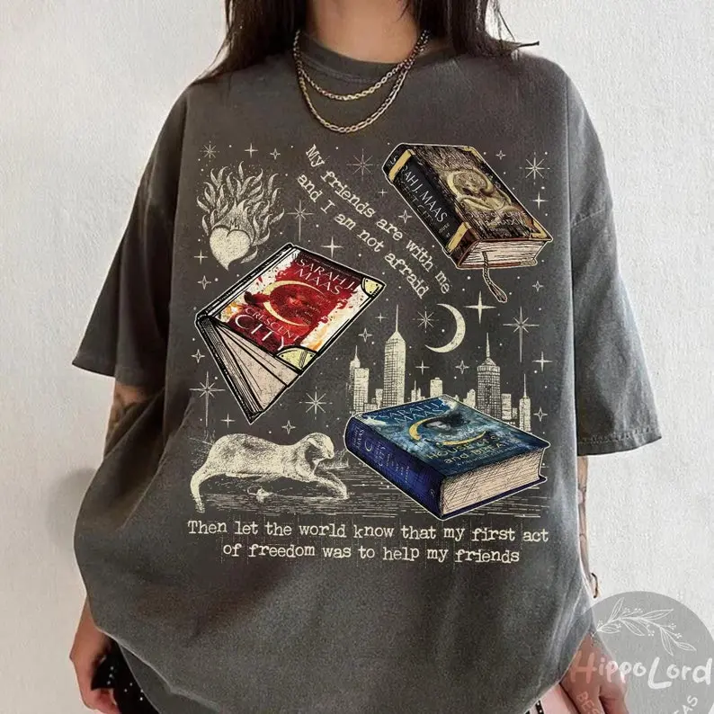 Crescent City Shirt, Lunathion Light It Up Shirts, SJM Fan Shirt, SJM Merch, Lunathion Crescent City Sweatshirt, Gift For Book Lover Cotton Crewneck