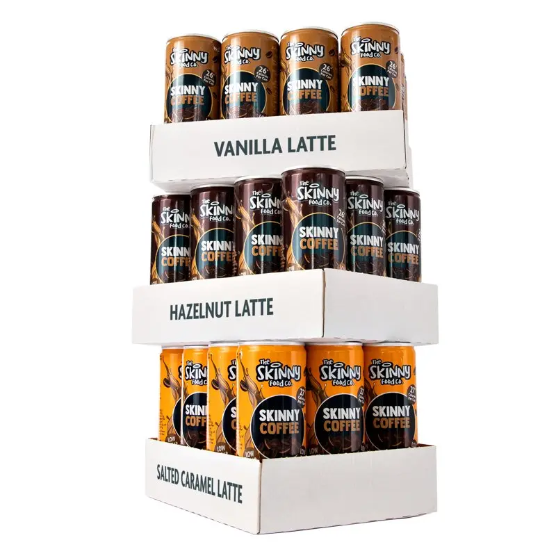 3 Flavours Skinny Coffee Case Bundle 250ml x 36 cans