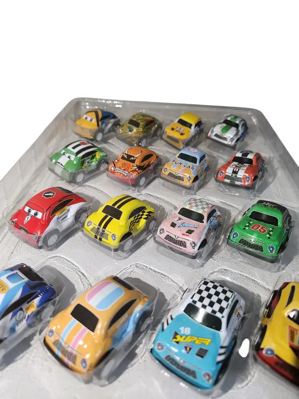 20 pcs pull back alloy model car set various shapes 2