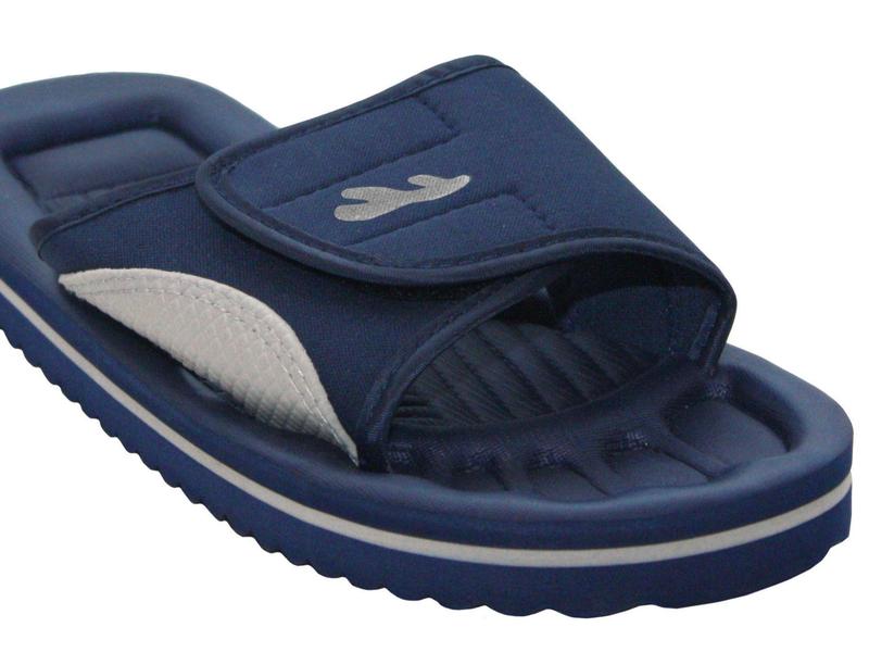 Men's Flip Flops Summer Beach Holiday Lightweight EVA Slides Touch Fasten adjustable fit Casual adults Boys Sandals Shoes Size UK 6 7 8 9 10 11 12 2