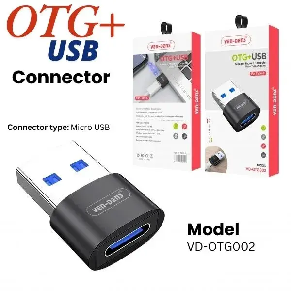 VEN-DENS Portable OTG Adapter USB 3.0 A Male to Type C Female Converter, OTG Adapter, Type C to USB 3.0 for iPhone, iPad, USB Flash Drive, Card Reader, Camera & Charging Compatibility Electronic Connection, Smartphone, Cellphone Digital OTG Charger Sync