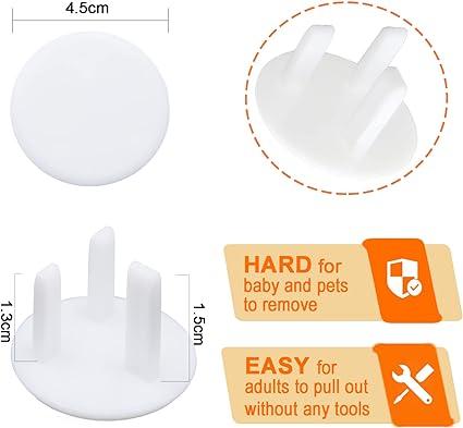 10 Pack Plug Socket Covers UK, Child Baby Plug Socket Covers for Sockets UK 4