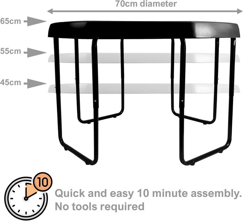 simpa Adjustable Mixing Play Tray Stand. No Tray Included 1