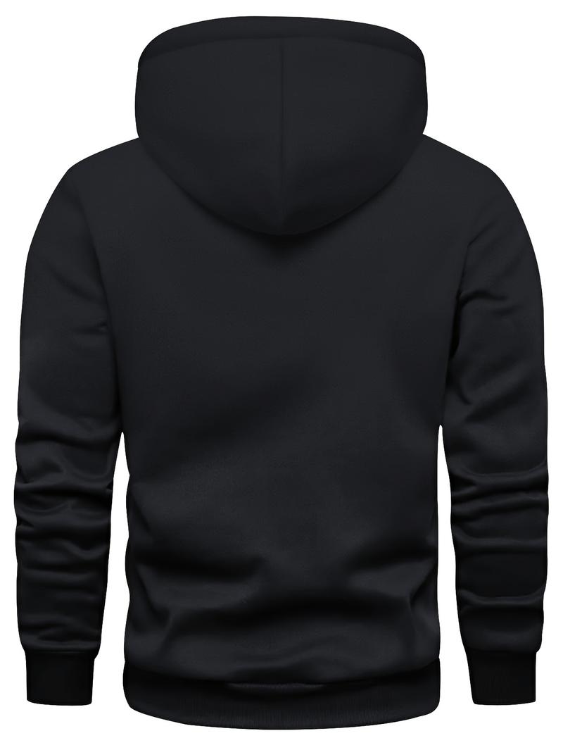 Product Introduction of 3pcs Men's Hoodies - Solid Color, Drawstring & Kangaroo Pocket |   Casual Sportswear for Spring/Fall 16