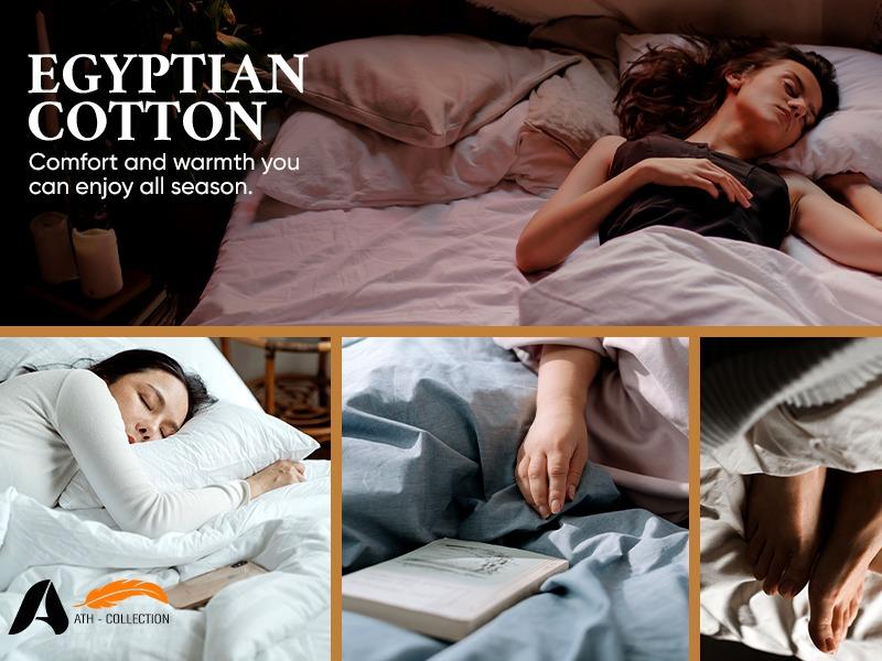 100% Long Staple Soft Cotton Duvet Cover Bedding Set, Single, Double, King, Super King Size Egyptian Cotton Duvet Set with Pillow Cases Cotton Breathable King Size 1