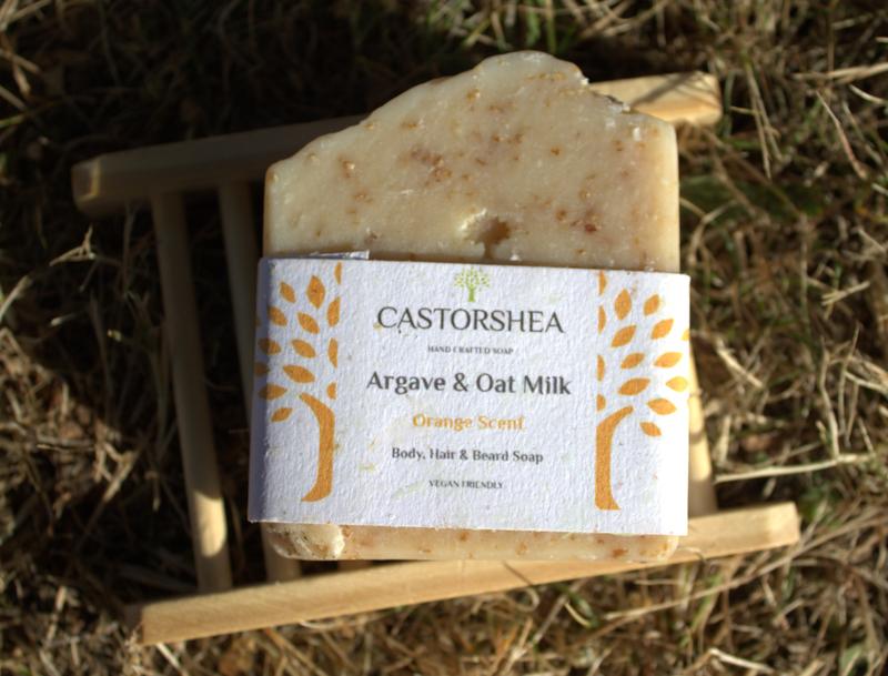 Castorshea Vegan friendly Oat Milk & Honey Soap Bar Body Care Body Wash 6