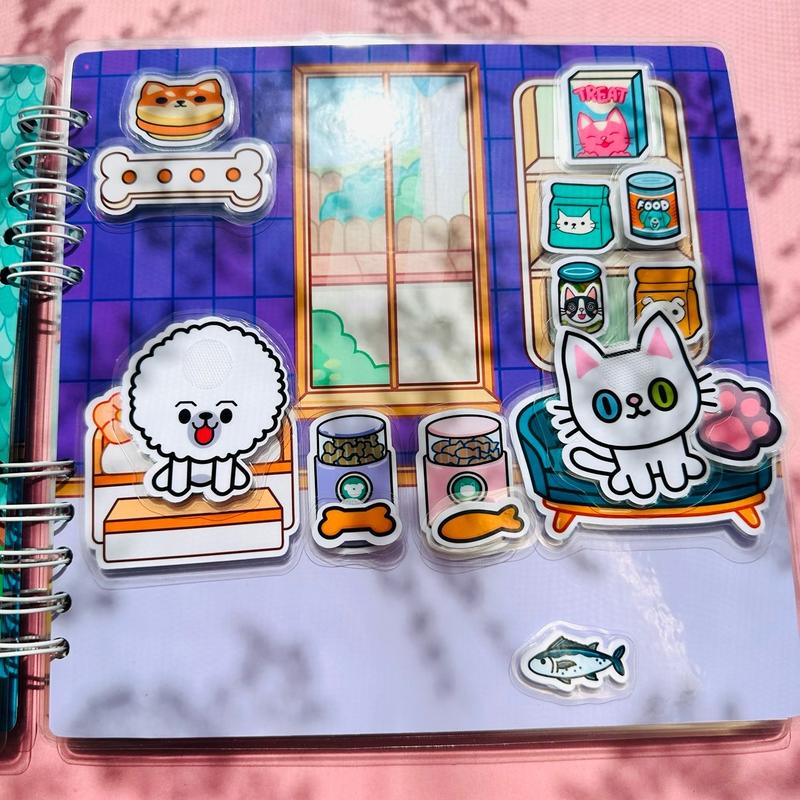 Toca Pets Velcro Book with Pets - Educational Toy for Kids 5